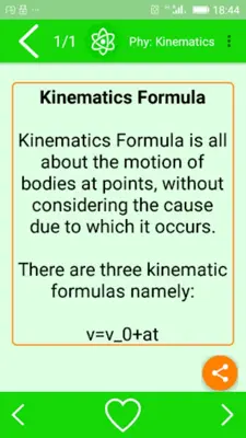 Science Formula with example android App screenshot 3